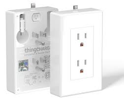Here's what ThingCHARGER looks like from front & back